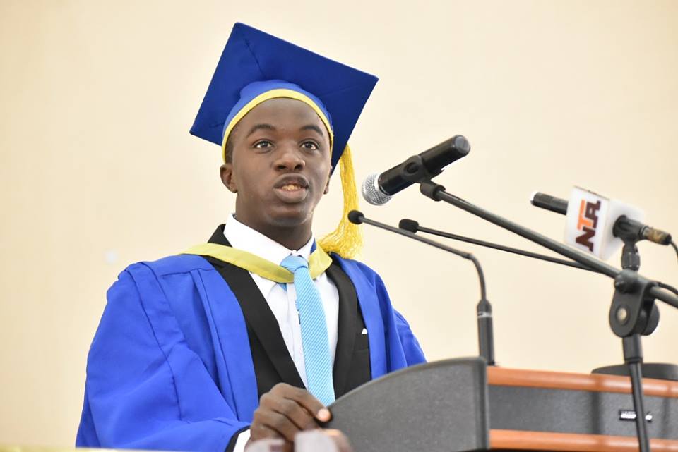 Osakpolor Eki Obakpolor of the Department of Physics , 2015 Best Graduating Student with CPGA of 4.84
