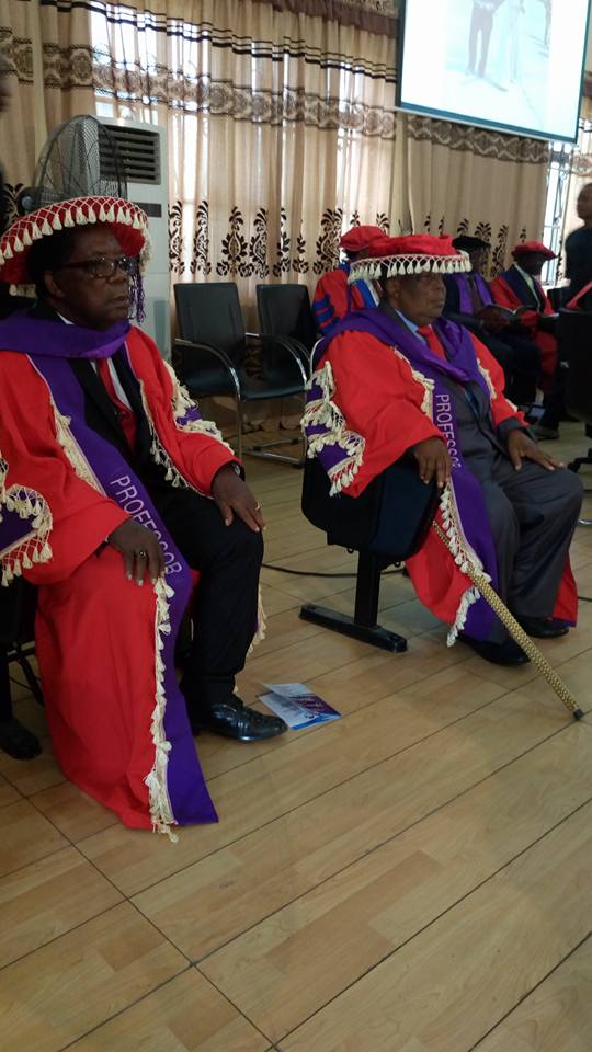 University of Calabar, UNICAL confers Emeritus Professorship on Prof. Akpan Otu and Prof. Gabriel Ejezie